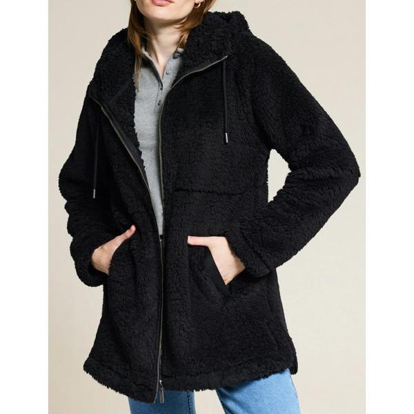 Chaqueta Chiporro Largo Detalles Suede