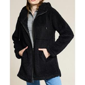 Chaqueta Chiporro Largo Detalles Suede