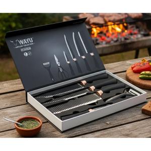Set 6pzs Cuchillos Rolling Wayu