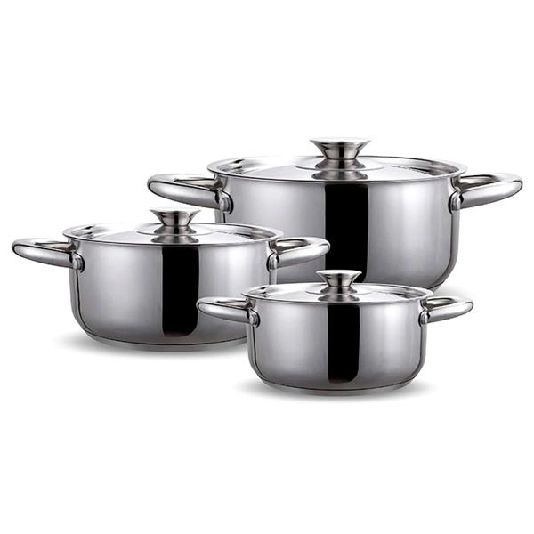 Batería de Cocina 6 Piezas Wens 420-6SS
