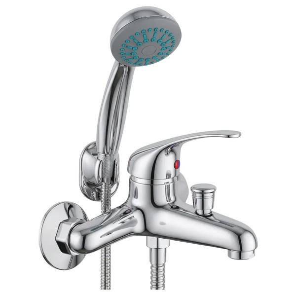 Llave Monomando Tina Ducha Cuerpo Metálico Cromado