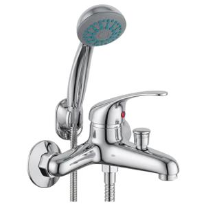Llave Monomando Tina Ducha Cuerpo Metálico Cromado