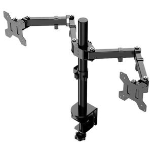 Soporte para Dos Monitores Kolke Articulado Negro