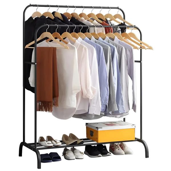 Perchero Organizador Colgante de Ropa Doble Barra Vidita