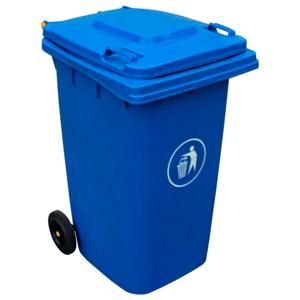 Contenedor de basura 360lt 112x71x85 cm azul