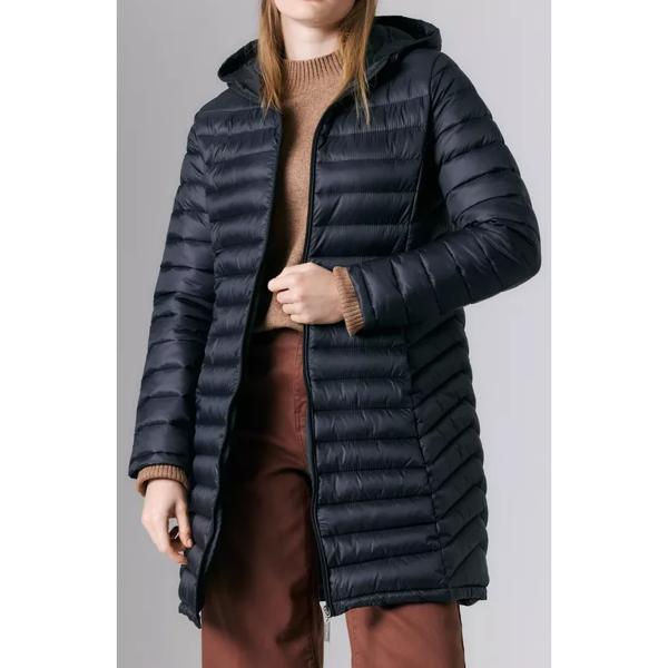 Parka Larga Básica con Gorro