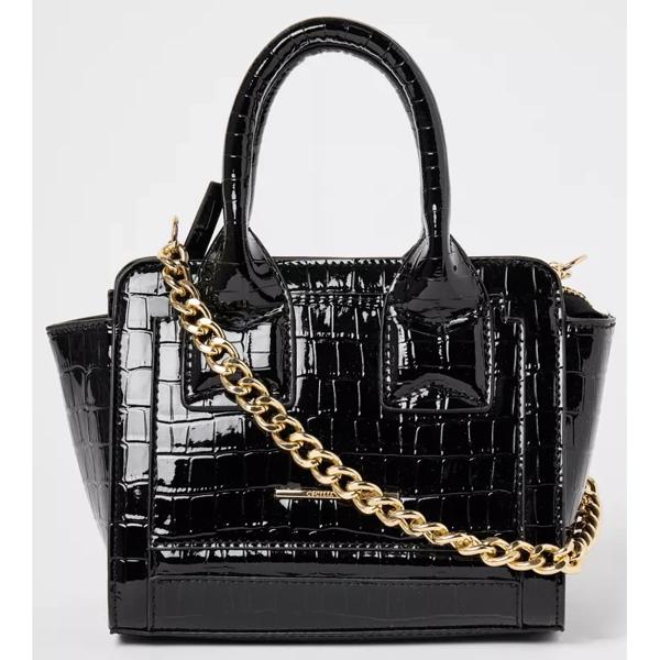 Cartera de Hombro Mini Textura Croco