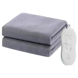 Calienta Cama 2 Plazas 150x180cm Gris