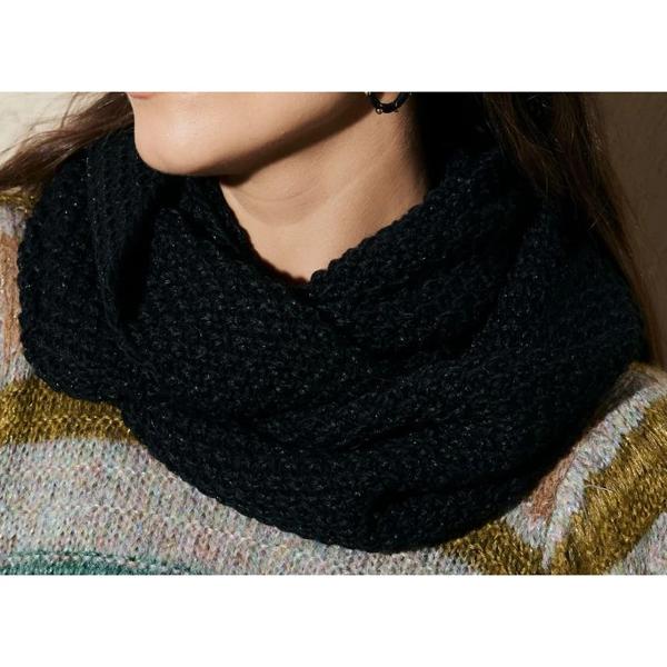 Bufanda Cuello Tejido con Brillo