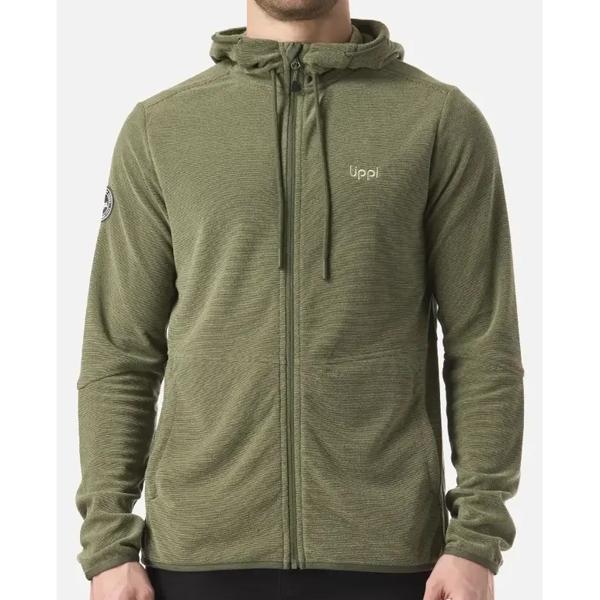Polar Hombre Stripes Nano-F Full Zip Hoody Verde Lippi