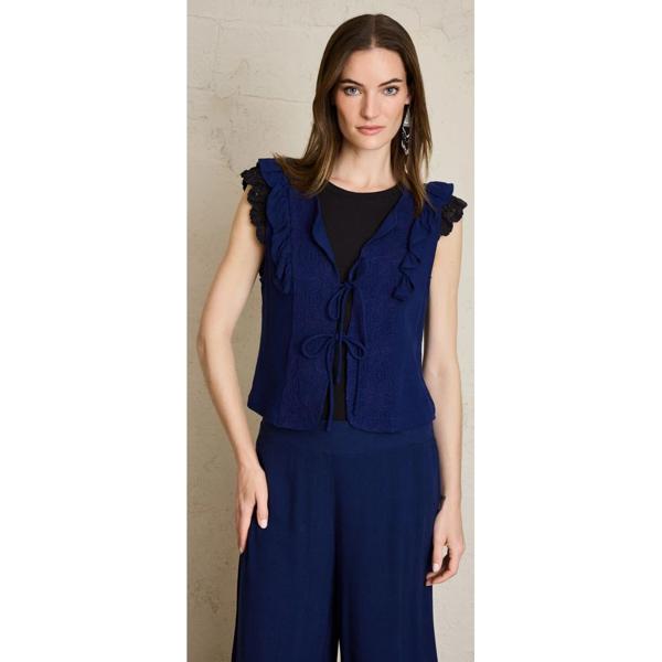 Chaqueta Tipo Vest Bordado