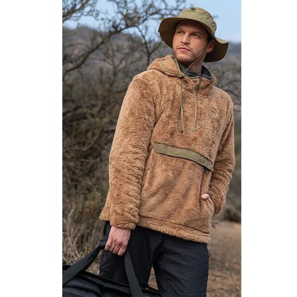 Polar Sherpa Hoodie Juvenil Camel Llaima