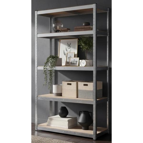 Estante Rack Metálico Galvanizado 5 Niveles 90x40x180 cm Imsi Home
