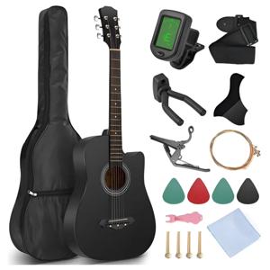 Guitarra Acústica Clásica de 38 Pulgadas con Funda y Accesorios