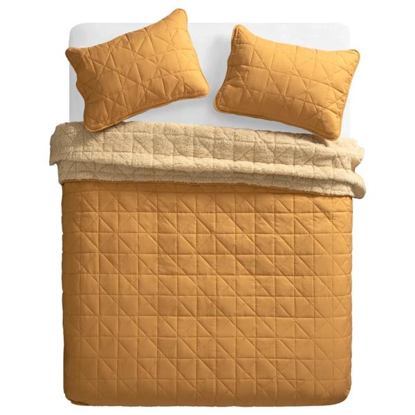 Quilt microfibra cordero 1.5 plaza