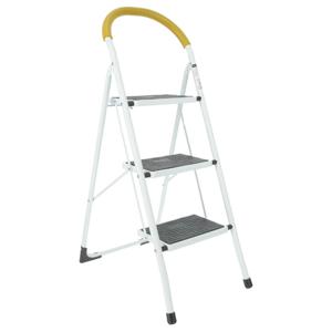 Escalera Plegable Metal 3 Peldaños 44x65x108 cm