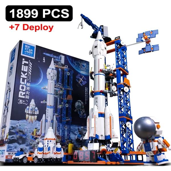 Cohete de Bloques de Construcción 1899 Pcs