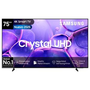 Smart TV Samsung 75" Crystal UHD U8000F 4K (2025)