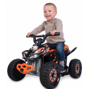 Cuatrimoto 6V con Batería Recargable y Cargador Naranja
