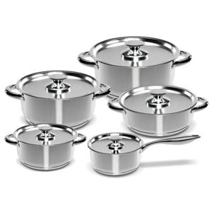 Batería de Cocina 10 piezas 480-10SS Wens