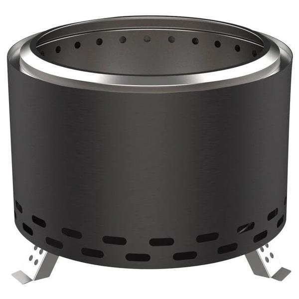 Fogón de Patio a PelletLeña Acero Negro