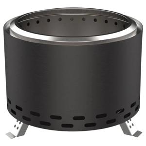 Fogón de Patio a PelletLeña Acero Negro