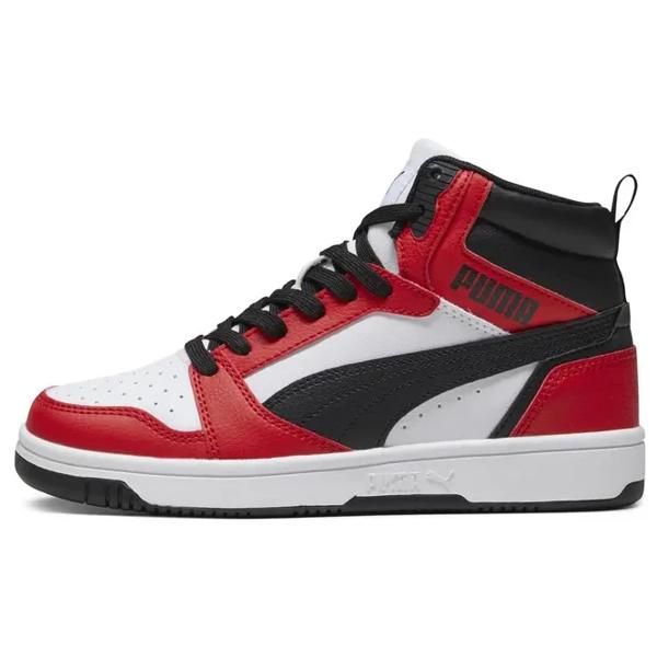Zapatilla Puma Rebound V6 Mid Jr Rojo Joven