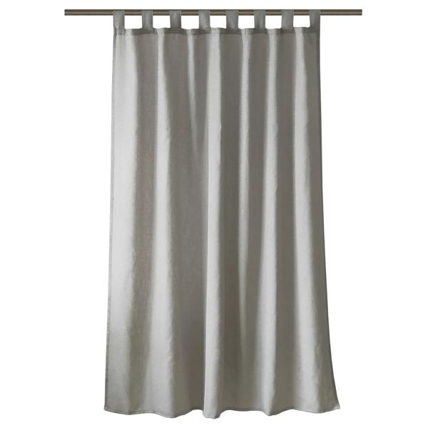 Cortina velo 140x230 cm gris claro Cotidiana