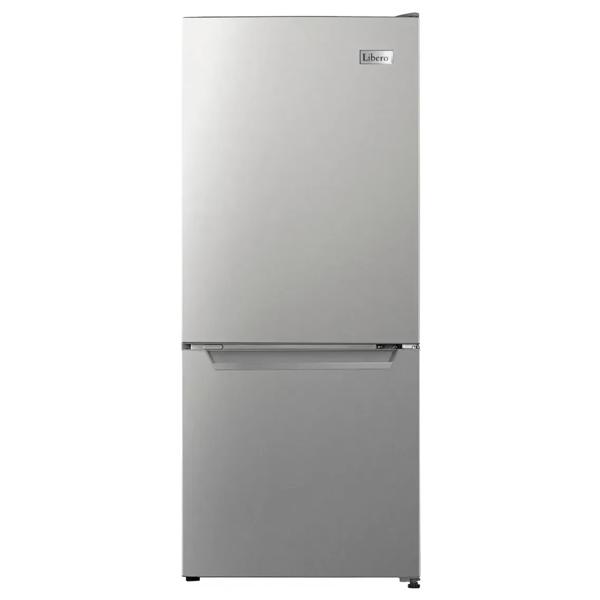 Refrigerador Bottom Freezer Frío Directo LRB-140DFI Inox Gris