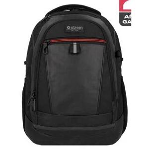 Mochila Notebook Xtrem Brooklyn Negro/Rojo 15"