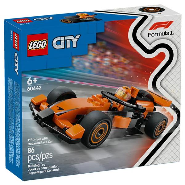 LEGO® City Piloto de F1® con Auto McLaren