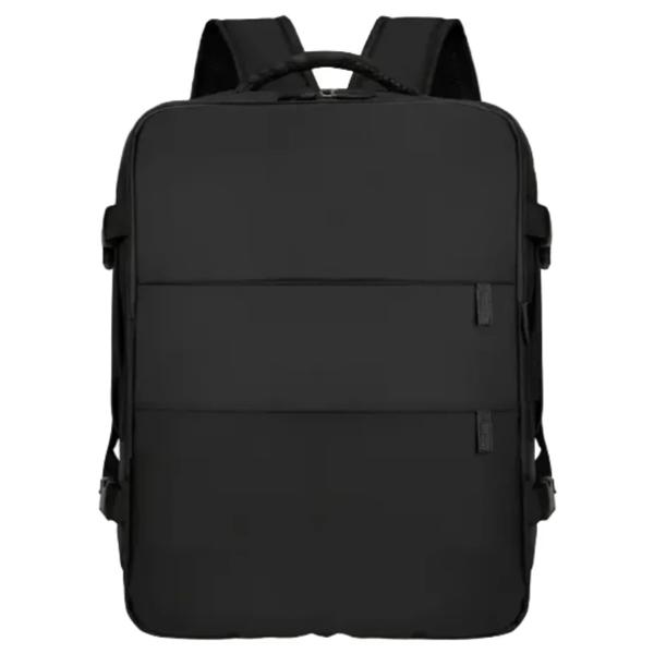 Mochila Viaje Viral 40L Black Expandible XL Travel