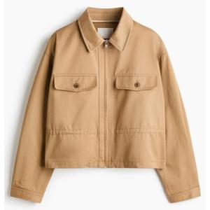 Chaqueta en sarga de algodón