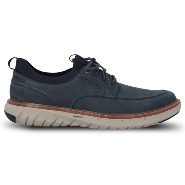 Zapato Cuero Hombre Smart Laceup Azul Hush Puppies