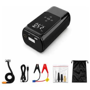 Arrancador De Baterías Portátil Compresor Inflador 12v/24v