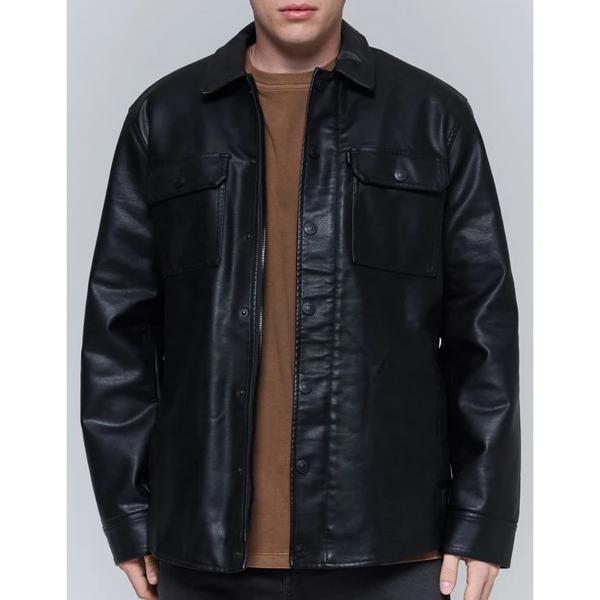 Chaqueta Cuero Sintético Dark