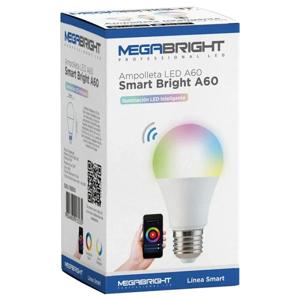 Ampolleta LED Smart Bright A60 10W E27 Megabright