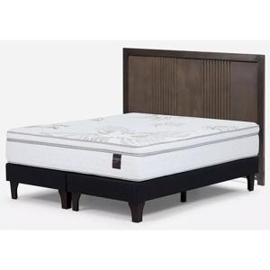 Cama Europea King Art 4 Base Dividida + Respaldo Marco