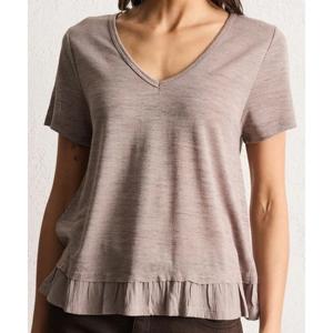 Polera Corte Peplum en Tela Rígida