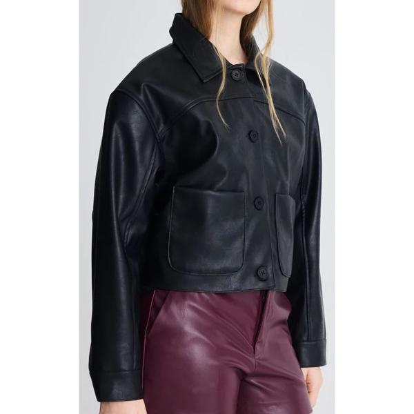 Chaqueta Bolsillos Frontales y Canesú