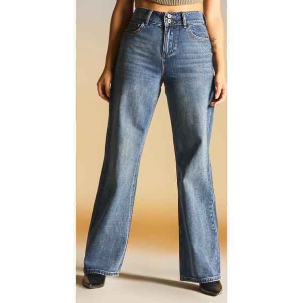 Jeans Dos Botones Push Up