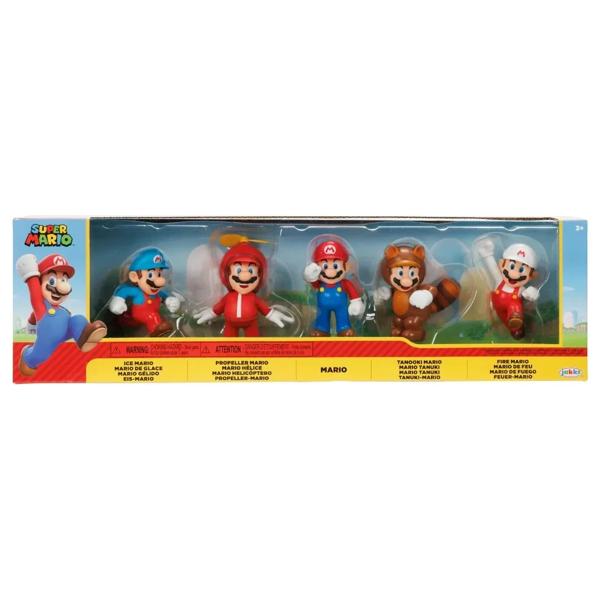 Pack 5 Figuras Nintendo Mario Disfrazados 6 cm