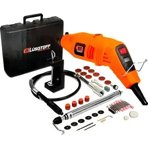 Kit Minitorno Multipropósito Lusqtoff 150W con 45 Accesorios y Maletín
