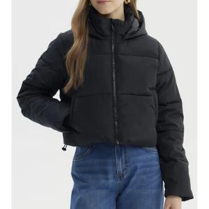 Parka Mujer Wide Acolchado Negro