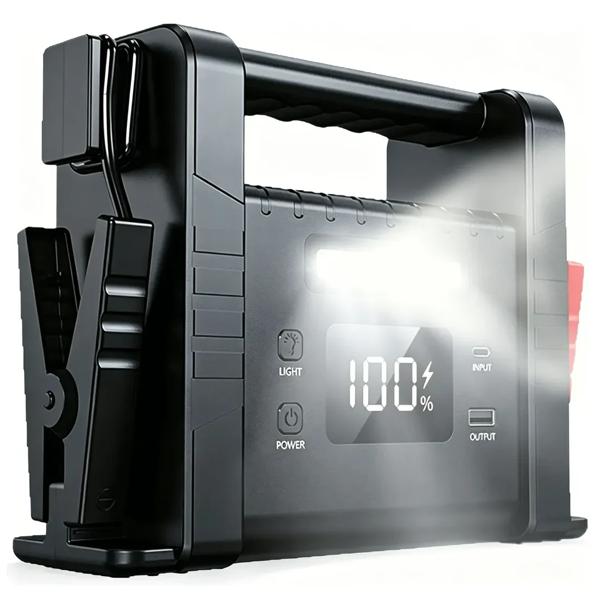 Arrancador de Batería de Carro 9900A Portátil Powerbank 12V con Pantalla Digital