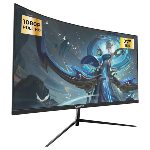 Monitor Gamer Curvo 27 Pulgadas Hosser 100 Hz FHD