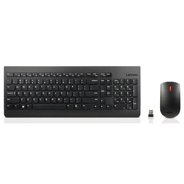 Kit Teclado y Mouse Inalámbrico Lenovo GX30N81782 Negro