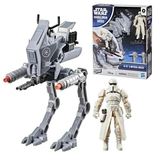 Set Figuras The Mandalorian y Grogu AT-RT Imperial Star Wars