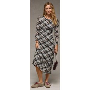 Vestido Ae Midi con Dobladillo Asimétrico
