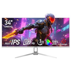 Monitor Gamer 34" 2K 120Hz IPS HDMI DP FreeSync
